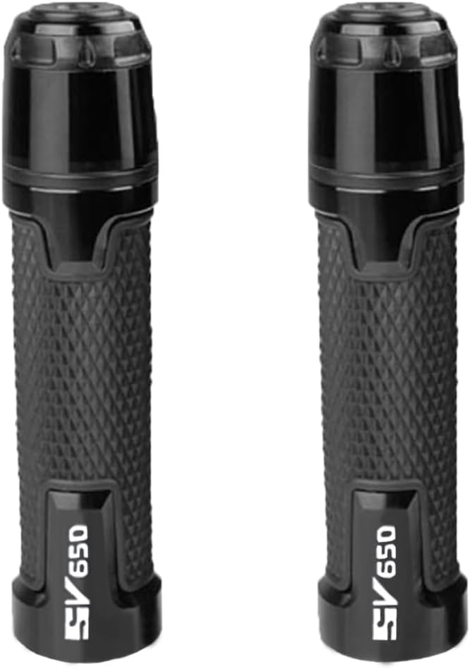 FREAXLL 22mm 7/8" Motorcycle Handlebar Grip Ends Set for S.uzuki SV650 SV 650 SV650X SV650S 2000-2024 V-Strom 650 1000 DL650 DL1000(Black) - Image 3
